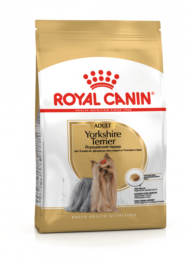 Yorkie wet deals food