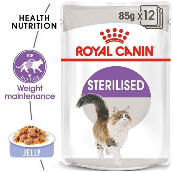 Feline Health Nutrition Sterilised Jelly (WET FOOD - Pouches) - Royal Canin - PetStore.ae