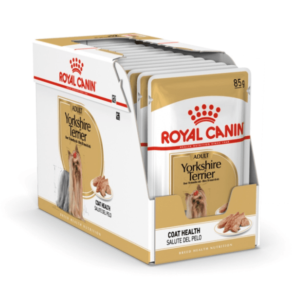 Yorkshire Terrier Adult Wet Dog Food Pouch - Royal Canin - PetStore.ae