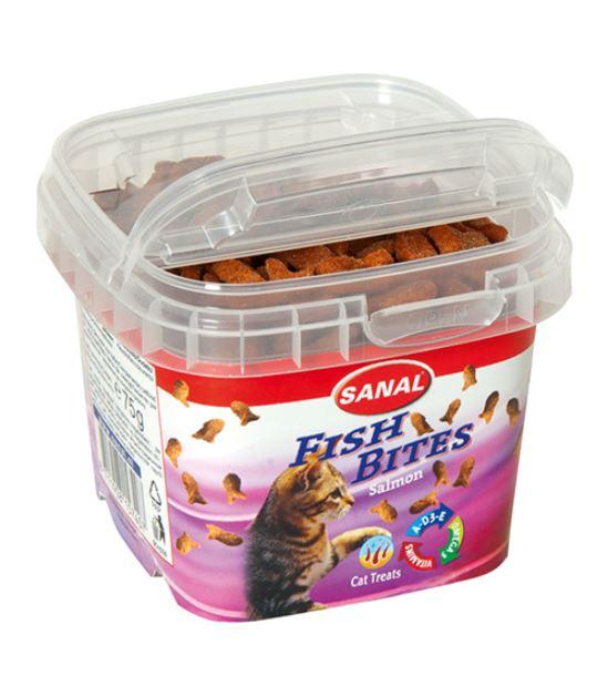 Sanal Cat Fish Bites cup - PetStore.ae