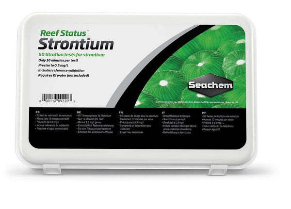 Reef Status Strontium Test Kit - Seachem - PetStore.ae