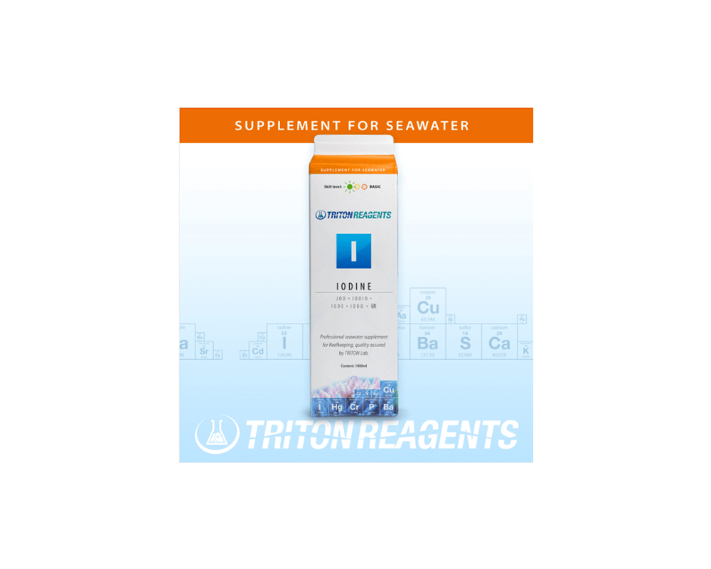 Triton Iodine (I) Supplement | Targeted Trace Element for Reefs