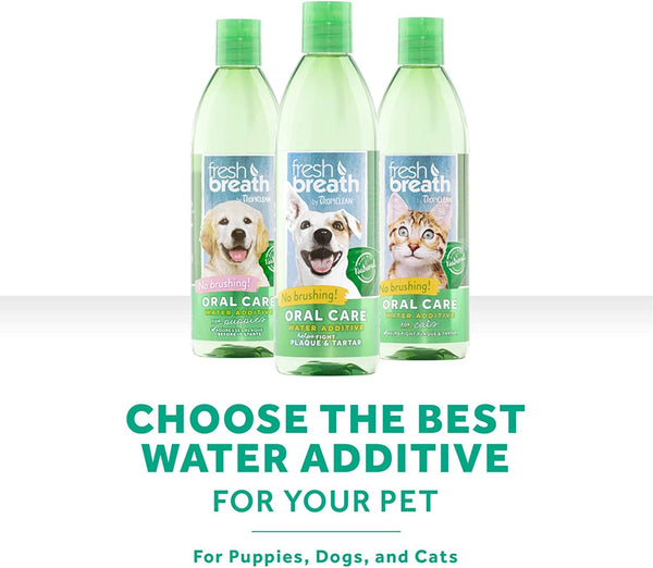 TropiClean - Fresh Breath Plaque Remover Pet Water Additive, 16 Oz - PetStore.ae