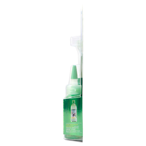 Tropiclean - Oral Care Kit for Small & Medium Dogs with brushing gel 59 ml - PetStore.ae