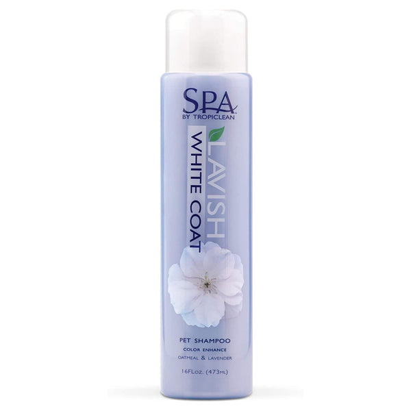 Tropiclean - SPA Lavish White Coat Shampoo for Pets 16oz - PetStore.ae