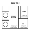 Reef 70.2 Aquarium Set (60L x 60W x 145H cm) - WaterBox - PetStore.ae